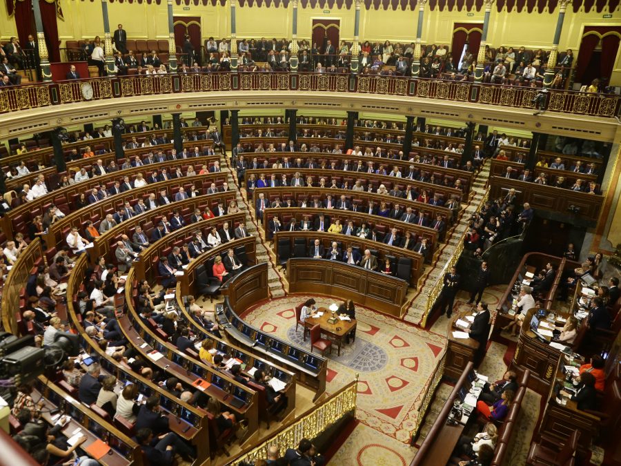 Diputados en sus escaños